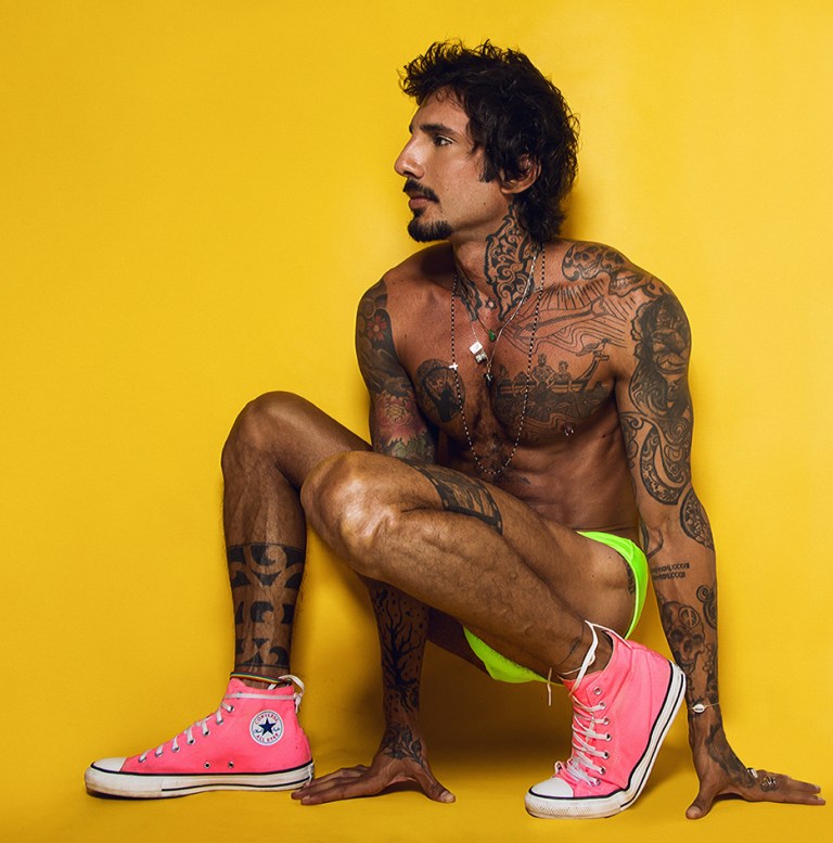 ‘A burst of colors’ – model Baby Bordoni by | Daily Dudes @ Dude Dump