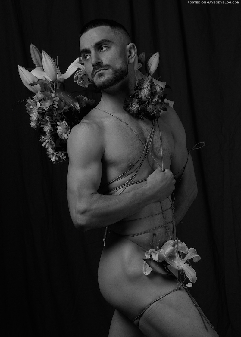 Artistic Cock Photography With A Flowery Gentleman | Daily Dudes @ Dude Dump