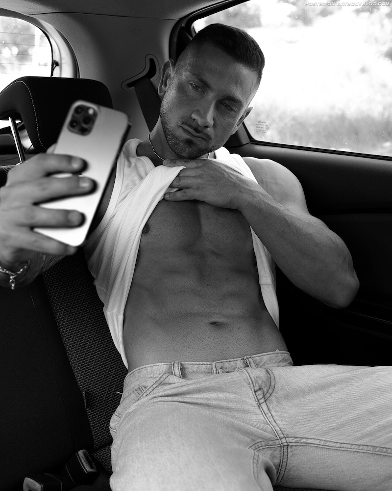 Back Seat With Teasing Muscle Guy Pablo González | Daily Dudes @ Dude Dump