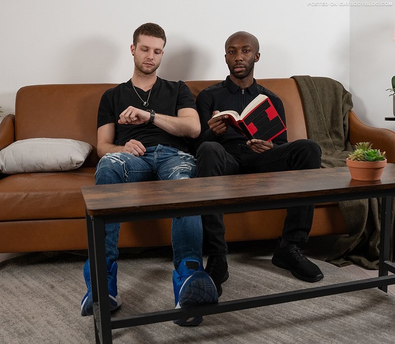 Benjamin Blue Rides The Huge Black Cock | Daily Dudes @ Dude Dump