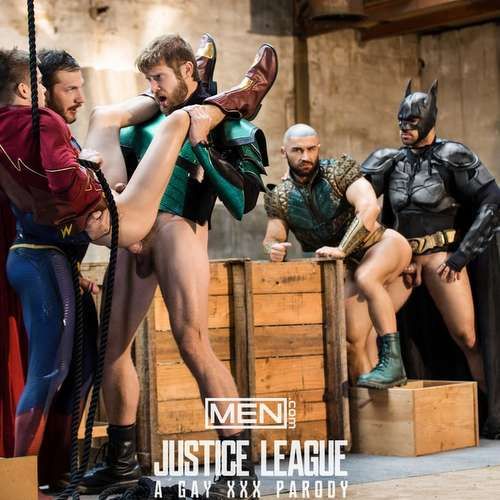 Five Gay Superheroes Having Orgy in Justice League | Daily Dudes @ Dude Dump
