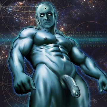 Doctor Who Fan Porn - Full frontal Doctor Manhattan fan art - Gay Porn Blog Network - Nude Men  Posted Free Daily