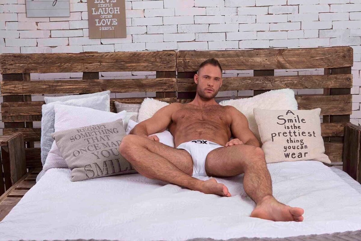 Hairy And Hung Hunk Denton Baxter Shows All | Daily Dudes @ Dude Dump