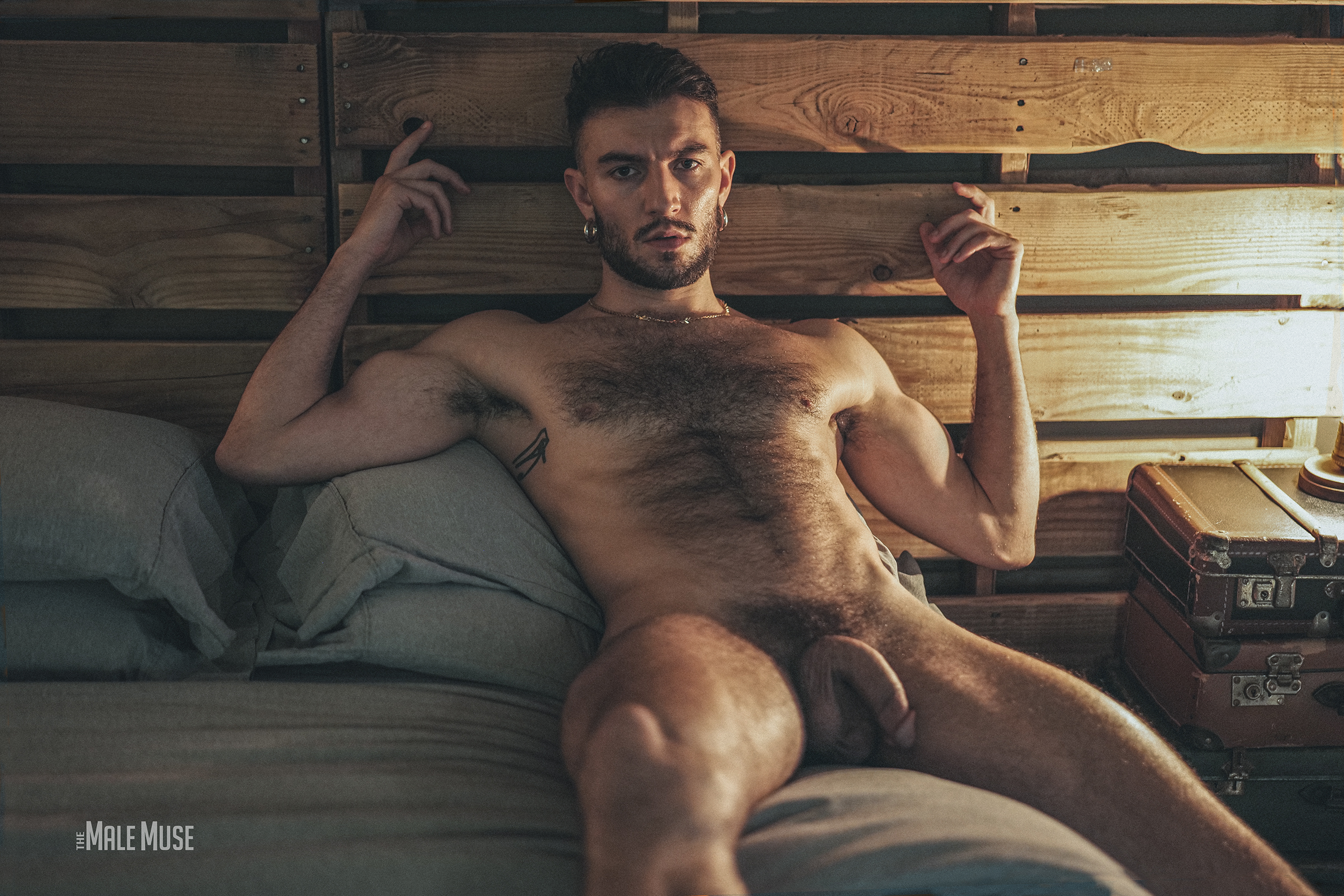 Hairy Hung Stud Spreads Out in Sexy Zine Layout | Daily Dudes @ Dude Dump