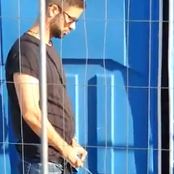 Hot guy caught peeing in public during festival | Daily Dudes @ Dude Dump
