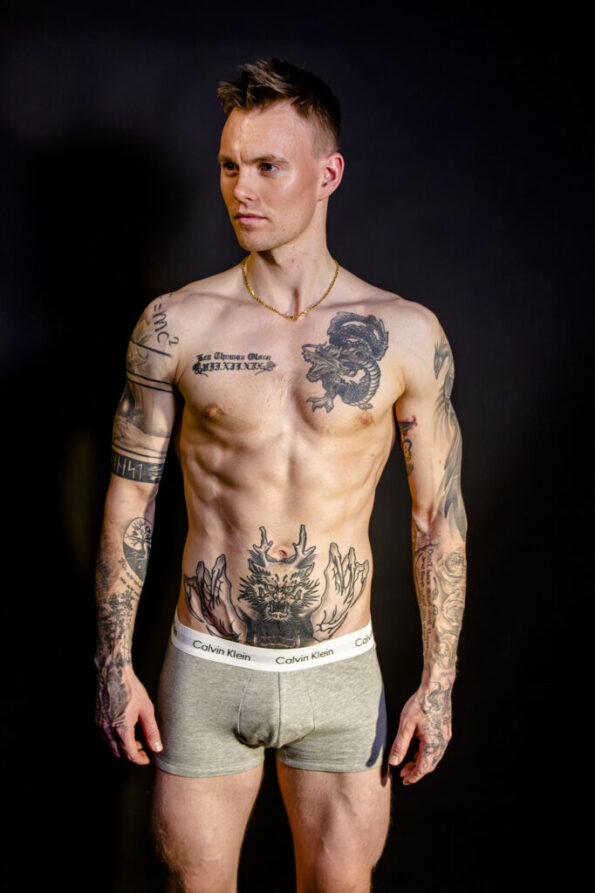 Inked Norwegian Male Model Andreas Bjorke | Daily Dudes @ Dude Dump