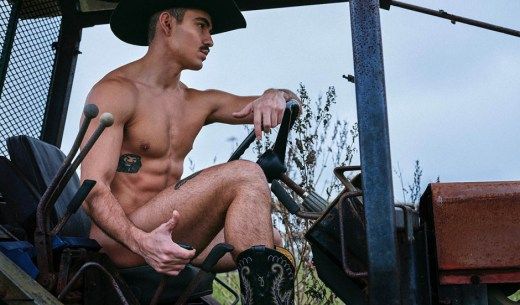 Martín Posing Naked In the Farm | Daily Dudes @ Dude Dump