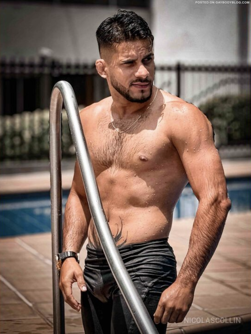Muscular Cam Hunk Nicolas Collin Shows Off | Daily Dudes @ Dude Dump