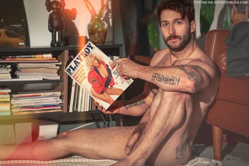 Nicholas Ryder Nude And Hard, Again! | Daily Dudes @ Dude Dump