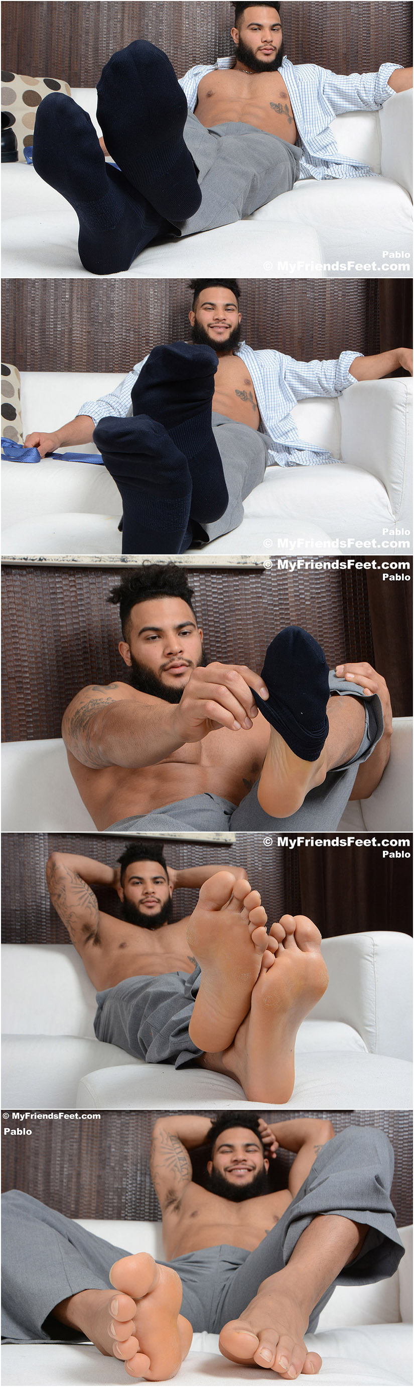 Pablo’s Big, Masculine Feet | Daily Dudes @ Dude Dump