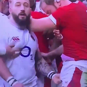 Rugby player caught grabbing crotch of his mate | Daily Dudes @ Dude Dump