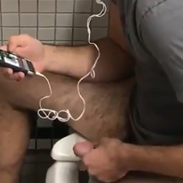 Sexy hairy legs from a guy caught wanking | Daily Dudes @ Dude Dump