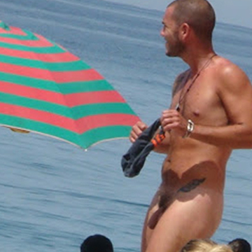Straight, hairy, uncut: spy on this nudist guy | Daily Dudes @ Dude Dump