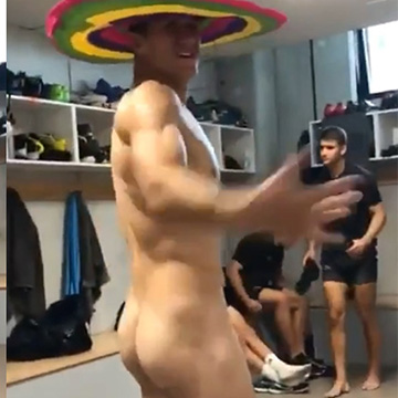 The perfect ass for a locker room celebration | Daily Dudes @ Dude Dump